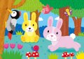 GALT Puzzle sada 4v1 V lese