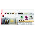 Marabu Farby na textil Metallic Christmas Moments, sada 4 x 15 ml