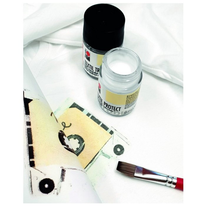 Marabu Farby na textil Transfer, sada 4 x 15 ml