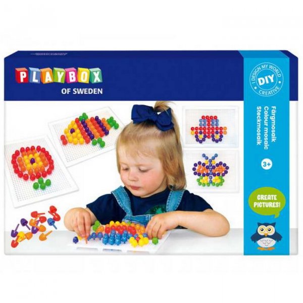 Playbox Mozaika farebná sada, 120 ks