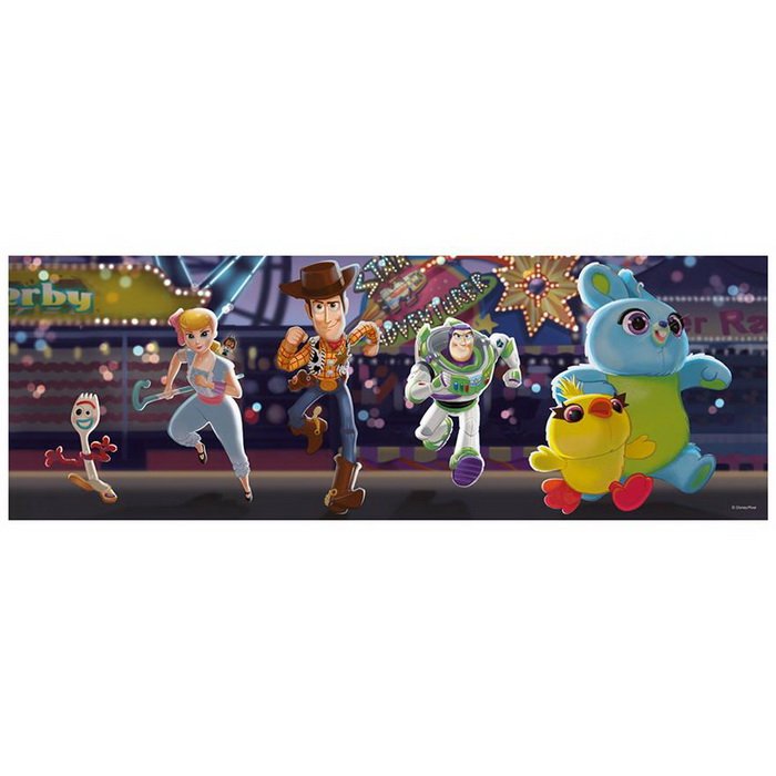 Dino Puzzle Toy Story 4: Útek panoramic, 150 dielikov