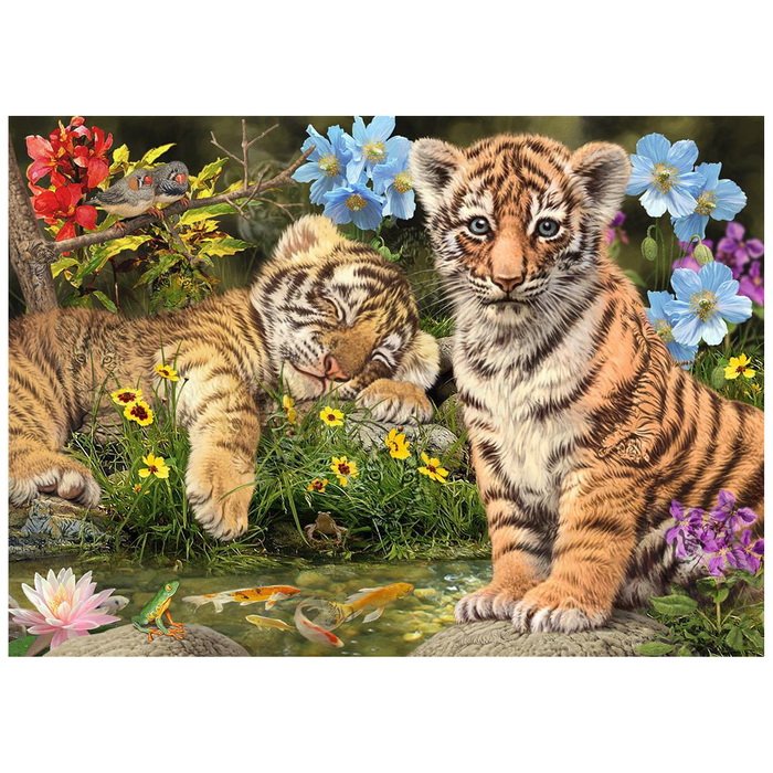 Dino Puzzle Tigríky secret collection, 1000 dielikov