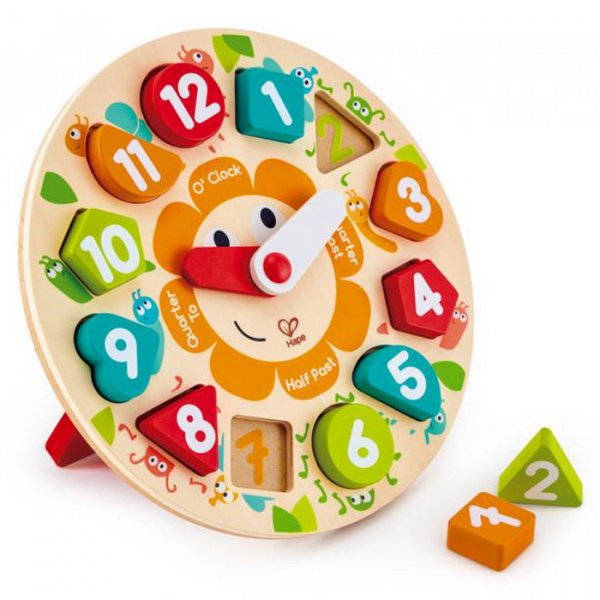 Hape Detské puzzle hodiny, 13 dielikov