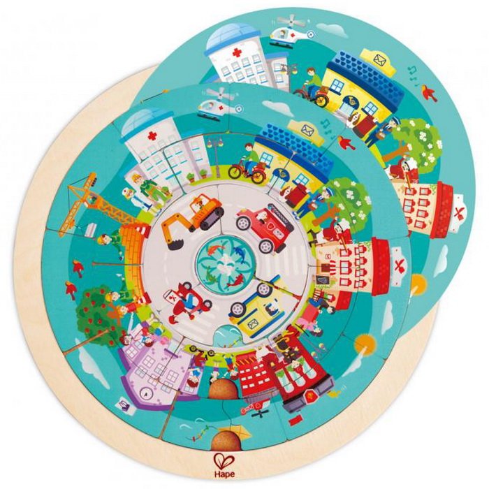 Hape Puzzle Povolania v kruhu, 20 dielikov