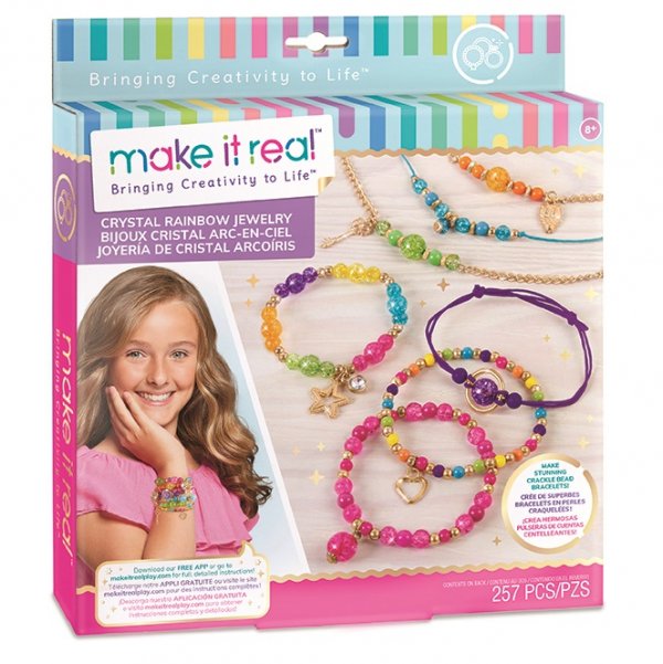 Make it Real Náramky dúhové, 257 ks