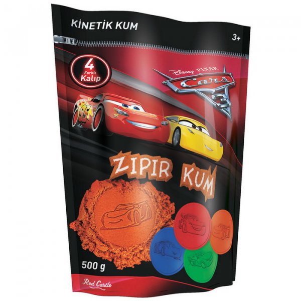 Red Castle Cars Kinetický piesok v sáčku - Oranžový 500g