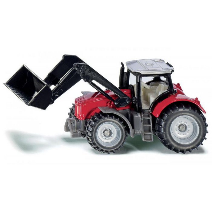 SIKU 1484 Traktor Massey Ferguson s predným nakladačom, 8 cm