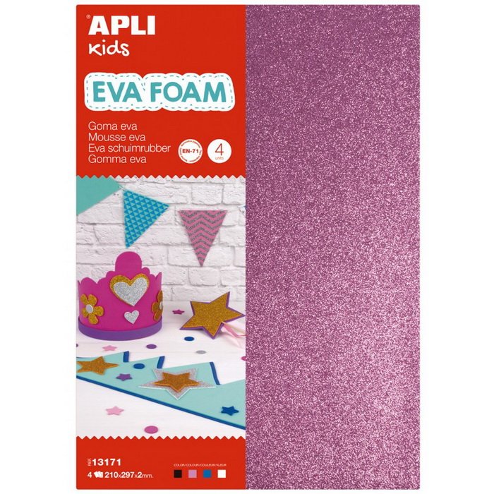 Apli Penovka trblietavá A4, 4 ks