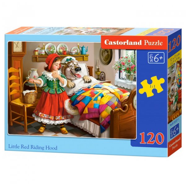Castorland Puzzle Červená čiapočka, 120 dielikov