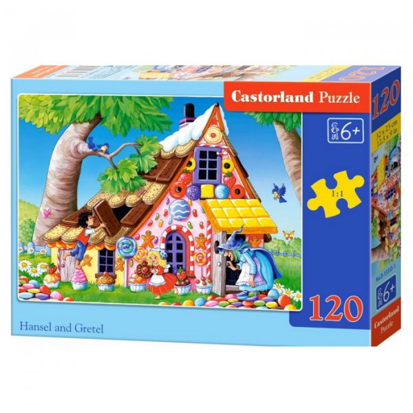 Castorland Puzzle Perníková chalúpka, 120 dielikov