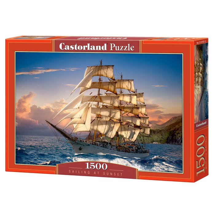 Castorland Puzzle Plavba pri západe slnka, 1500 dielikov