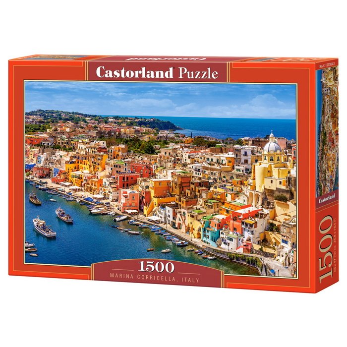 Castorland Puzzle Prístav Corricella, 1500 dielikov