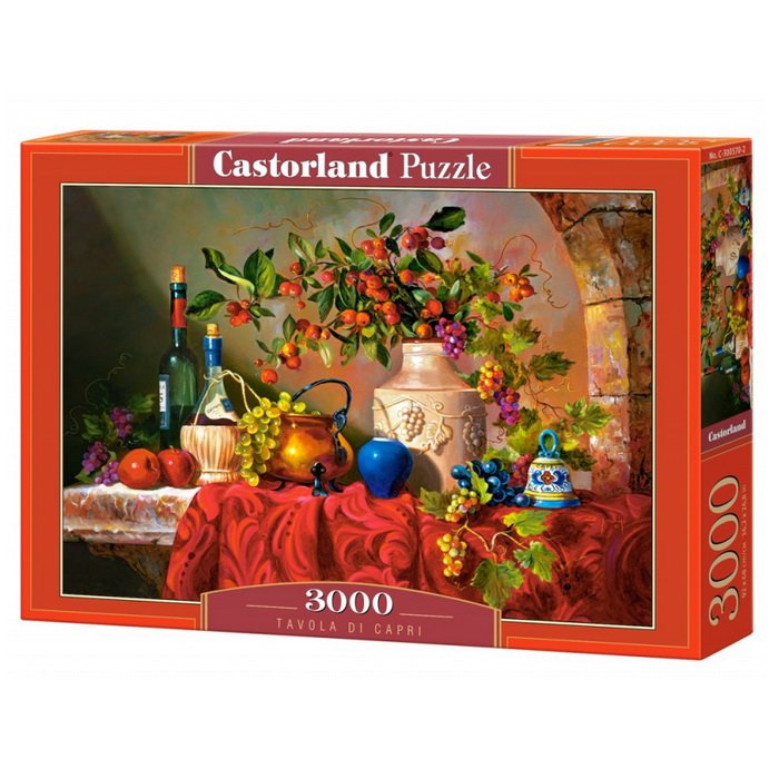 Castorland Puzzle Zátišie s vínom, 3000 dielikov