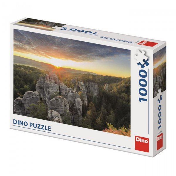 Dino Puzzle Skalnaté steny, 1000 dielikov