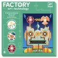 Djeco Factory Svietiace obrázky Kyborg