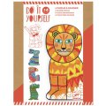 Djeco Vyfarbi si puzzle Animocolour, 4v1
