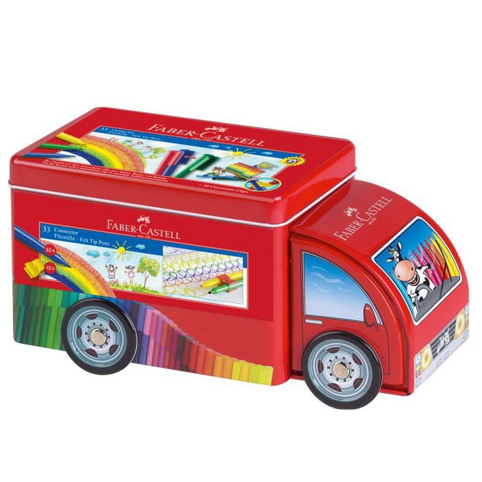 Faber Castell Fixky s klipom v kamióne, 33 ks