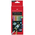 Faber Castell Pastelky Color metalické, šesťhranné, 10 ks