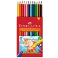 Faber Castell Pastelky Triangulár farebné JUMBO, 12 ks