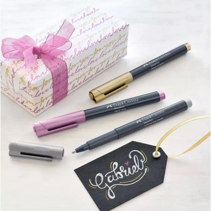 Faber Castell Popisovače univerzálne metalické, 6 ks