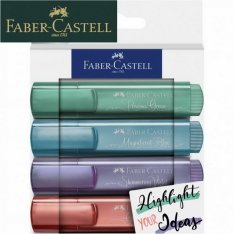 Faber Castell Zvýrazňovač Metallic medená 1546, 4 farby