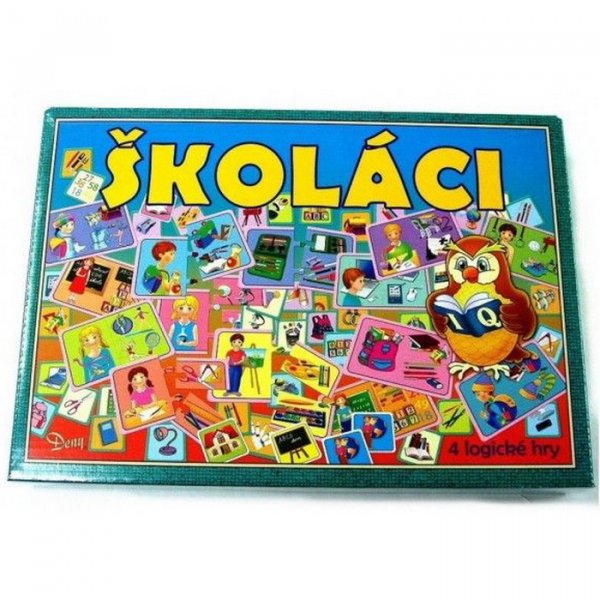 Hydrodata Školáci logická hra 4v1