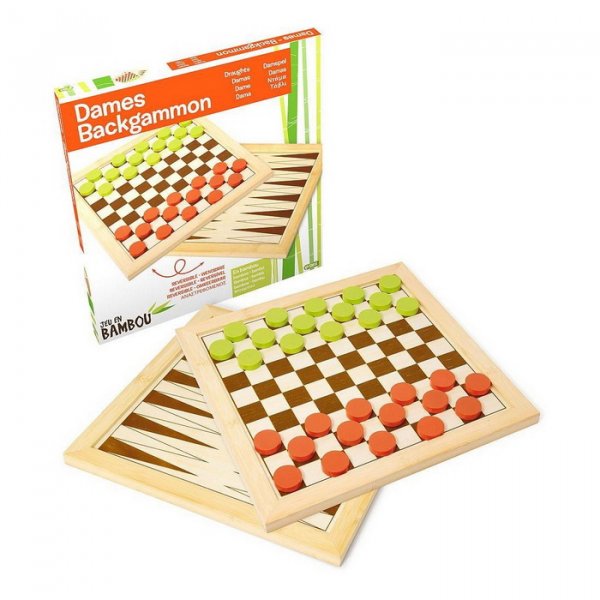 Jeujura Bambusová dáma a backgammon 2v1