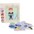 Small Foot Puzzle Životný vývoj muža
