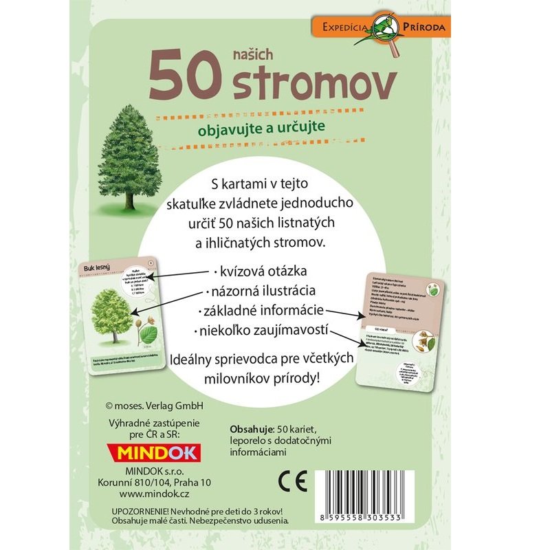 Mindok Expedícia príroda 50 našich stromov
