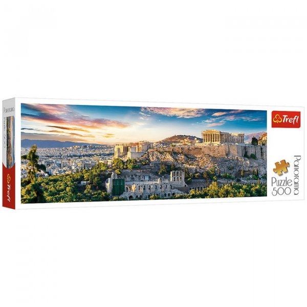 Trefl Puzzle Akropola - Atény panoramic, 500 dielikov