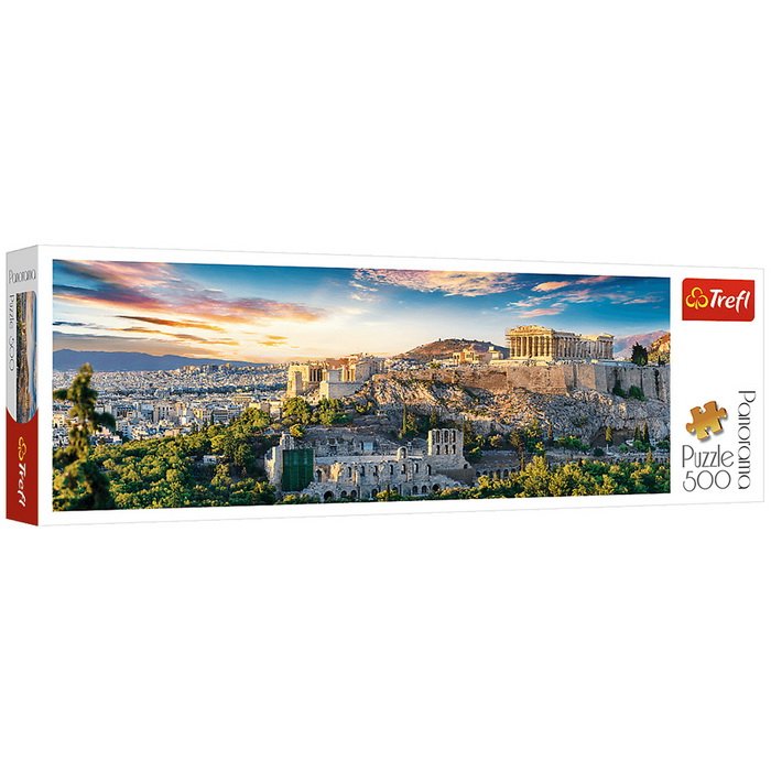 Trefl Puzzle Akropola - Atény panoramic, 500 dielikov