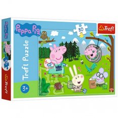 Trefl Puzzle Peppa Pig: Výlet do lesa, 30 dielikov