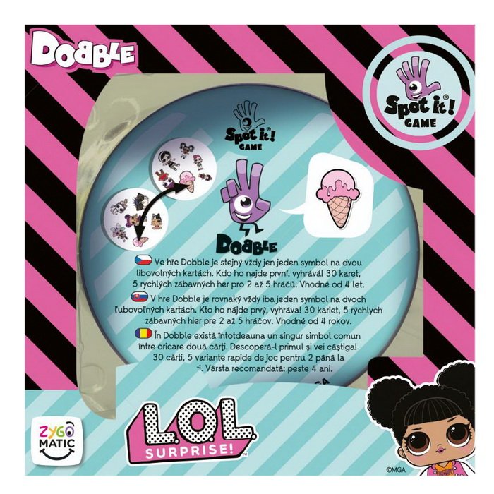Dobble L.O.L. - postrehová hra 4+