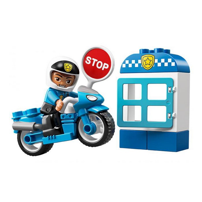 Duplo 10900 Policajná motorka, 8 ks