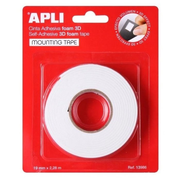Apli Lepiaca obojstranná pena 3D 19mm, 2,3 m