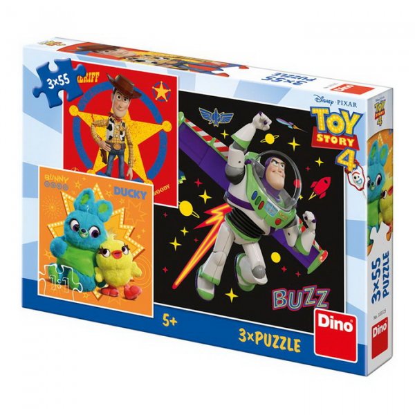 Dino Puzzle Toy Story, 3x55 dielikov