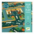 Djeco Didaktické puzzle Cesty, 21 dielikov