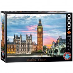 EuroGraphics Puzzle Londýn Big Ben, 1000 dielikov