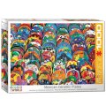 EuroGraphics Puzzle Mexické taniere, 1000 dielikov