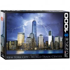 EuroGraphics Puzzle New York Obchodné svetové centrum, 1000 dielikov