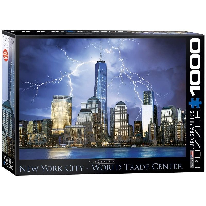 EuroGraphics Puzzle New York Obchodné svetové centrum, 1000 dielikov