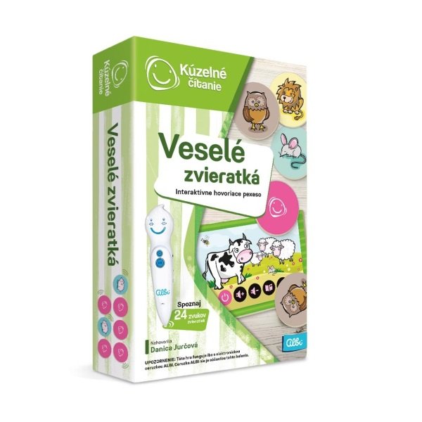 Kúzelné čítanie - Pexeso Veselé zvieratká