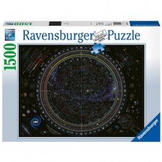 Ravensburger Puzzle Vesmírna mapa, 1500 dielikov