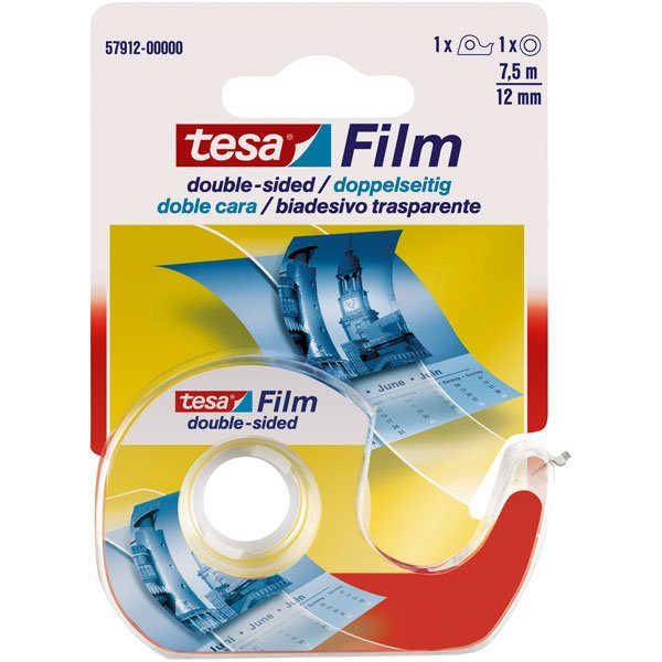 Tesa Lepiaca obojstranná páska Tesafilm 12mm, 7.5 m