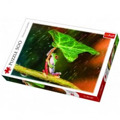 Trefl Puzzle Žaba s listom, 500 dielikov