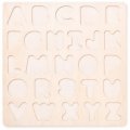 Woody Drevené vkladacie puzzle Abeceda, 26 dielikov
