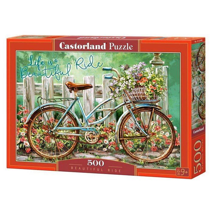 Castorland Puzzle Bicykel pri plote, 500 dielikov