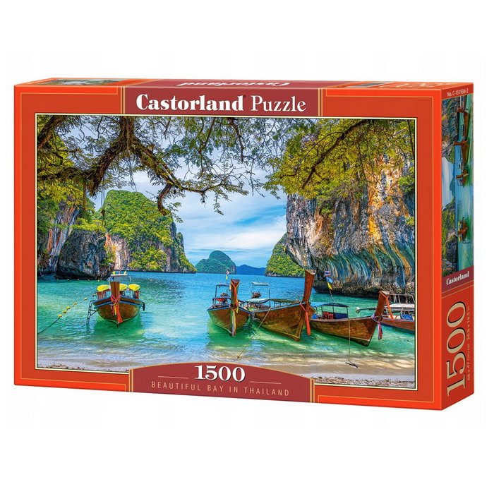 Castorland Puzzle Nádherná zátoka v Thajsku, 1500 dielikov