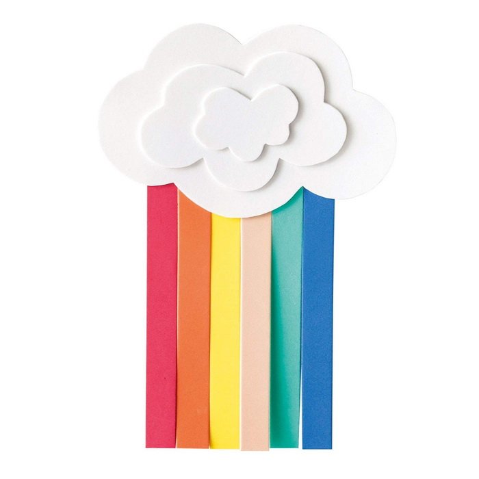 Folia Hárky z moosgummi  A4, 10 farieb