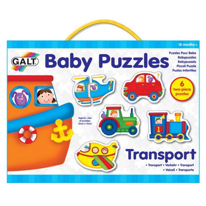 GALT Puzzle pre najmenších Dopravné prostriedky, 6v1
